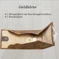 Preview: Mini Börse kleine Münzbörse Wiener Schachtel mit einen Geld Kartenfach Taschen Börse (Braun)